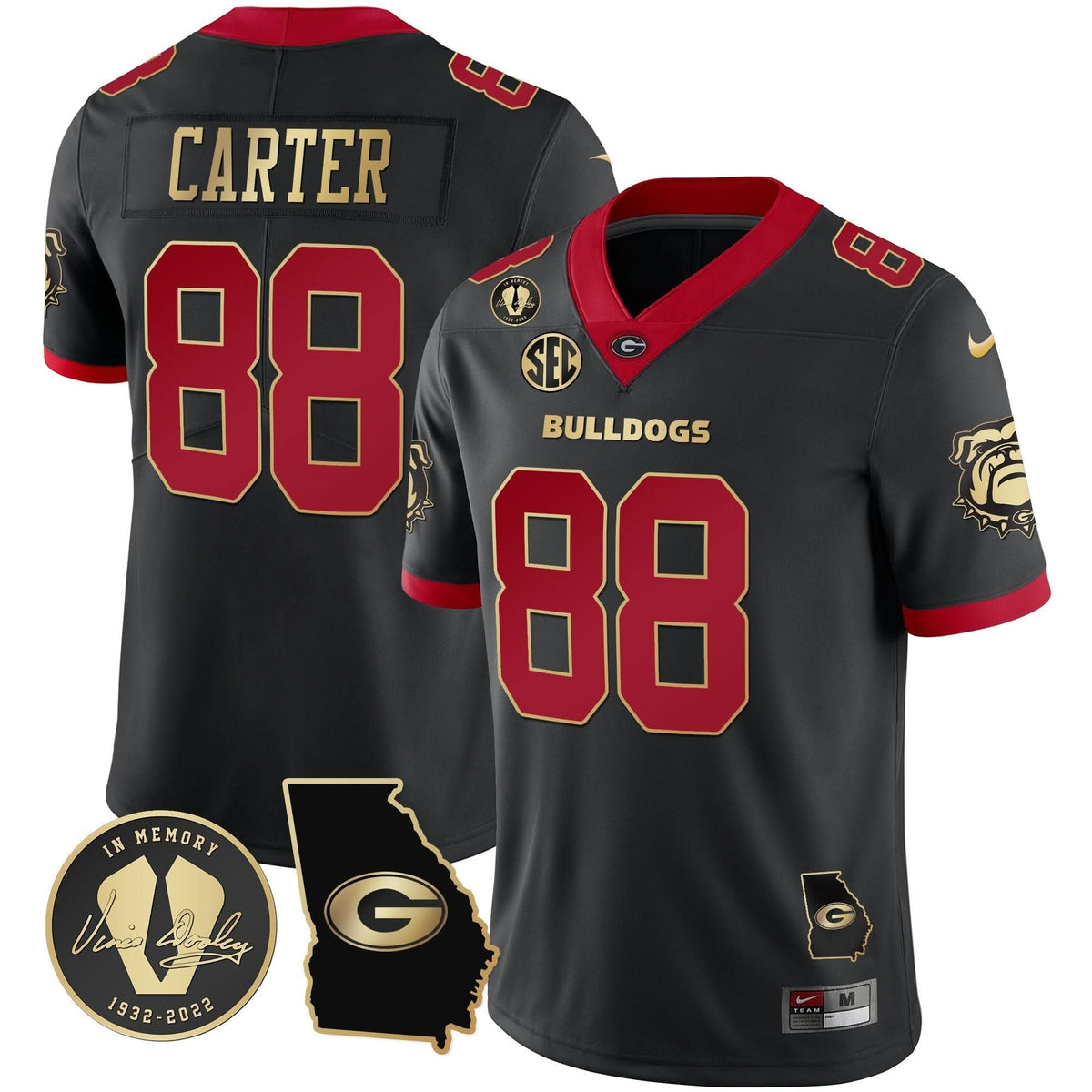 Green Bay Packers 2023 Vapor Jersey - Georgia Map
