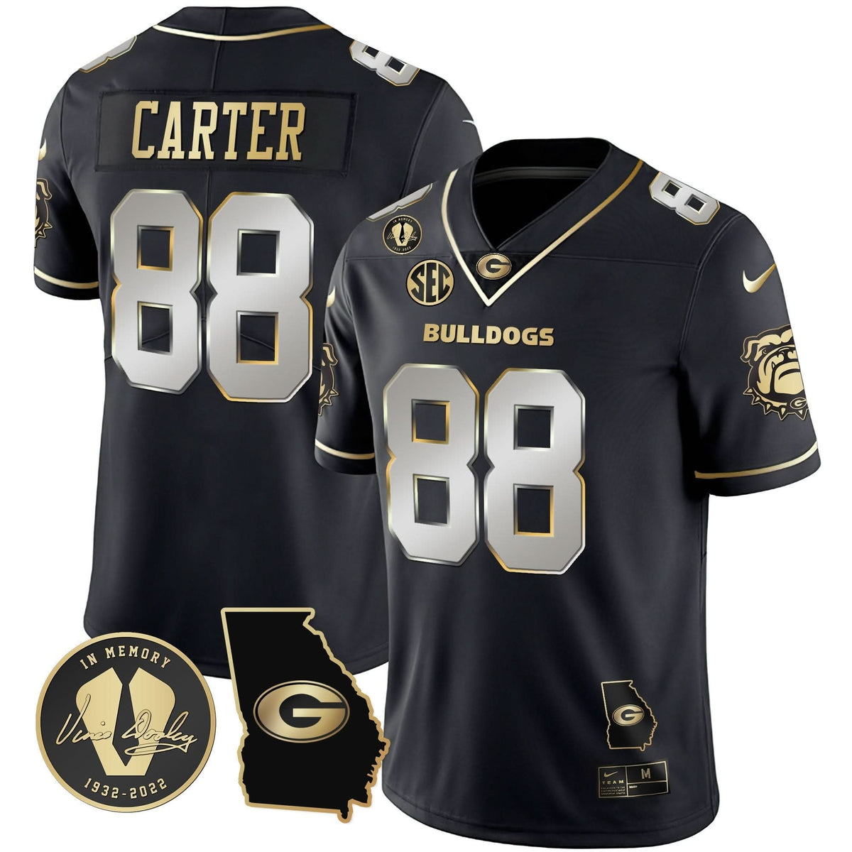 Green Bay Packers 2023 Vapor Jersey - Georgia Map