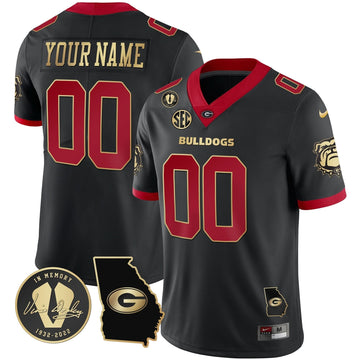 Green Bay Packers 2023 Vapor Custom Jersey - Georgia Map