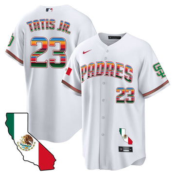 San Diego Padres California Map Cool Base Jersey - Stitched
