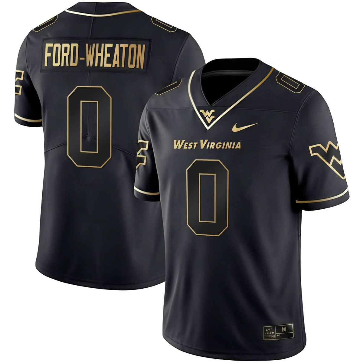 Mountaineers Black Limited & Gold Vapor Jersey-Cuztomshoes