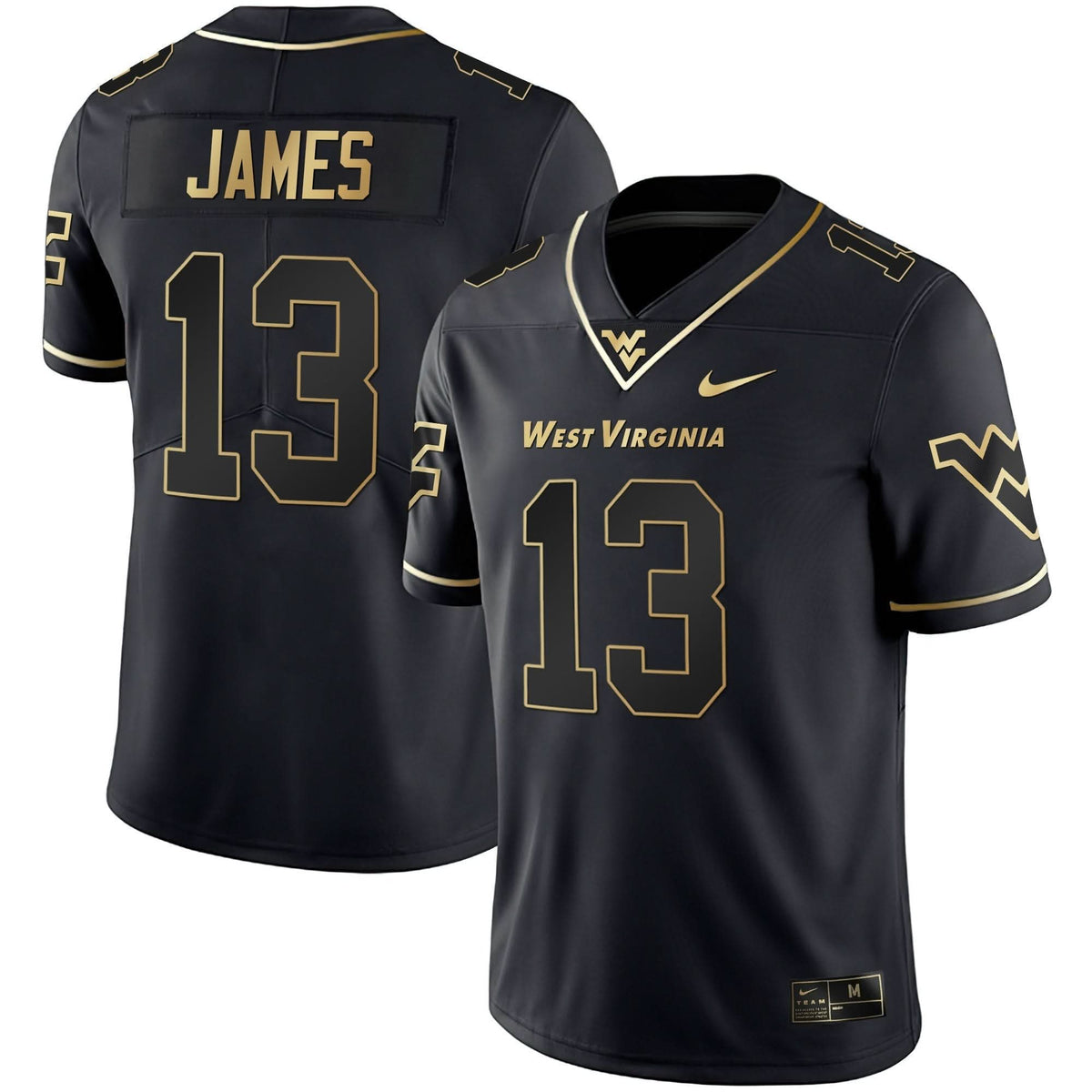 Mountaineers Black Limited & Gold Vapor Jersey-Cuztomshoes