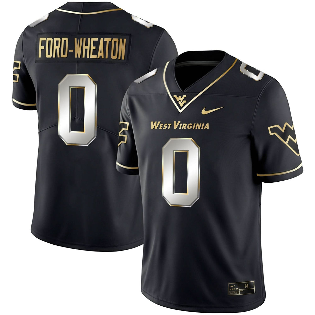Mountaineers Black Limited & Gold Vapor Jersey-Cuztomshoes