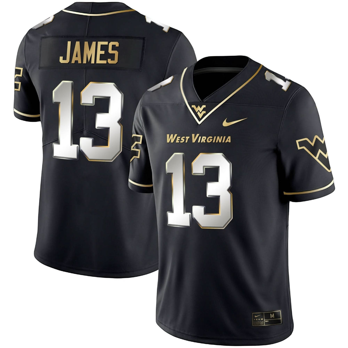 Mountaineers Black Limited & Gold Vapor Jersey-Cuztomshoes