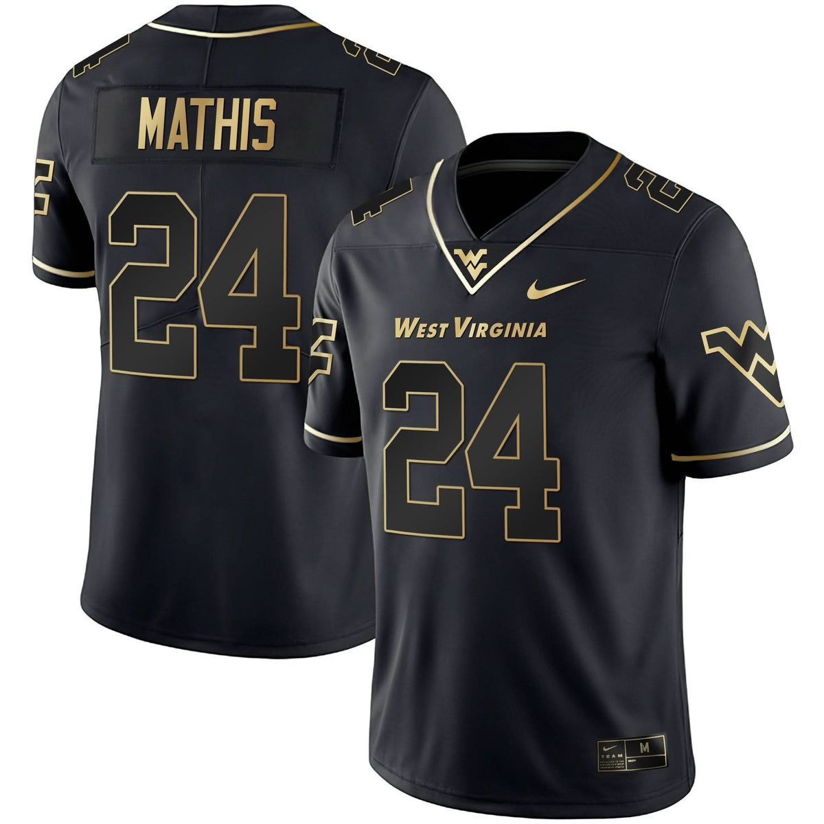 Mountaineers Black Limited & Gold Vapor Jersey-Cuztomshoes