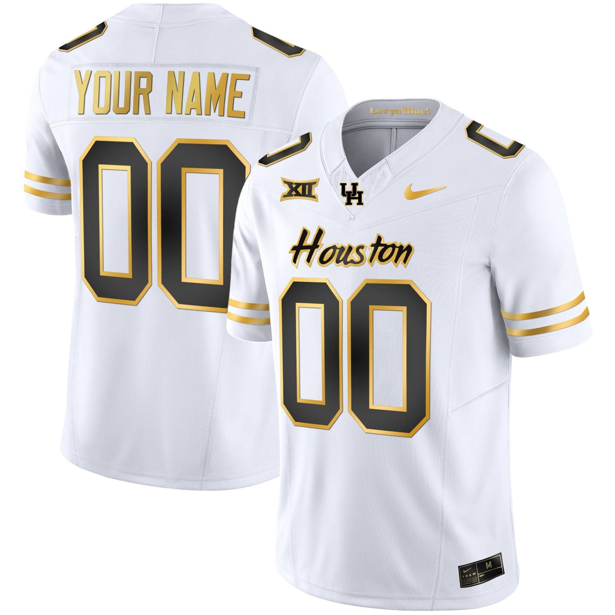 Houston Astros 2023 Oilers Inspired Gold Custom Jersey