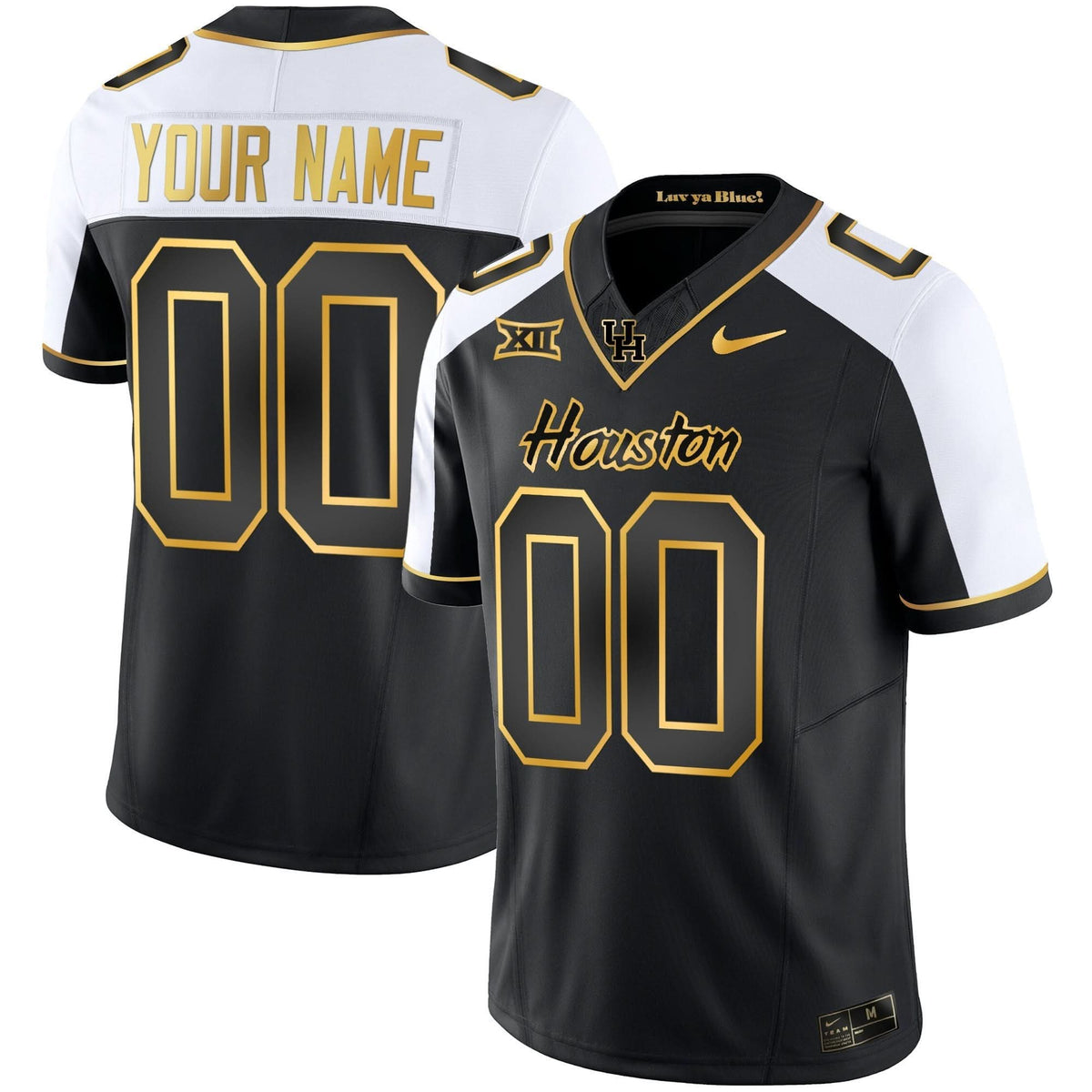 Houston Astros 2023 Oilers Inspired Gold Custom Jersey
