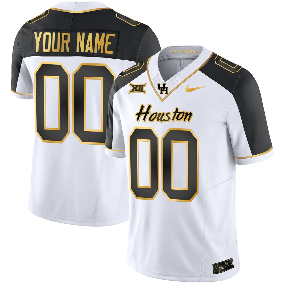 Houston Astros 2023 Oilers Inspired Gold Custom Jersey