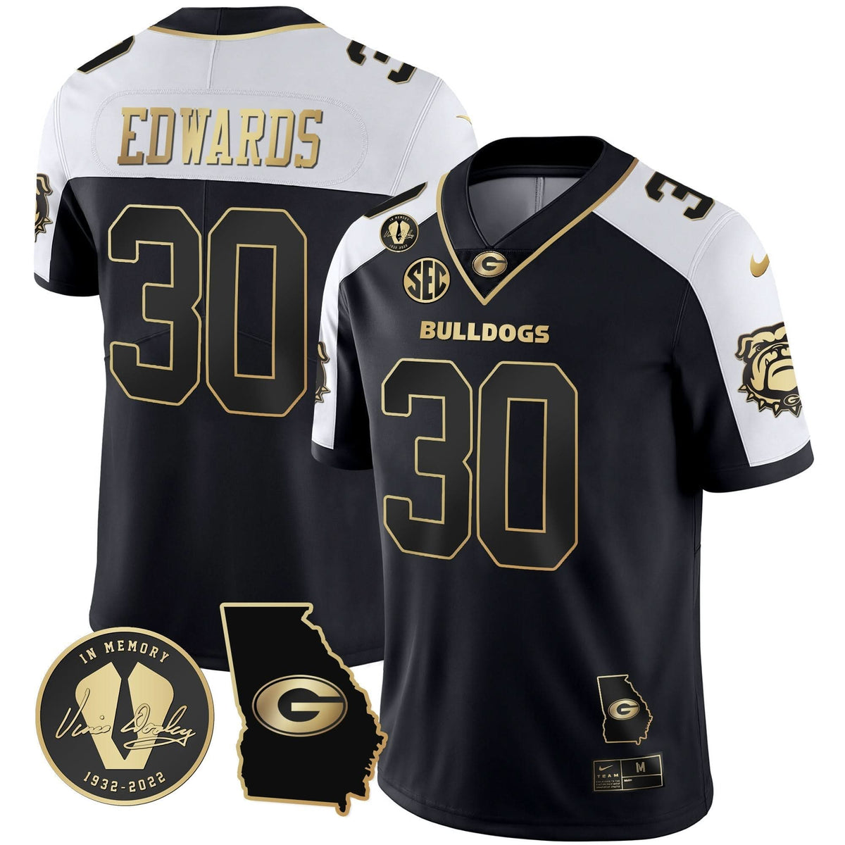 Green Bay Packers 2023 Vapor Jersey - Georgia Map