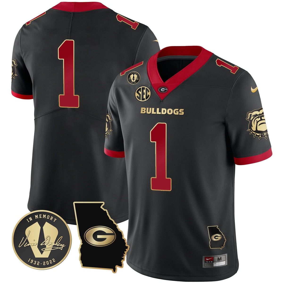 Green Bay Packers 2023 Vapor Jersey - Georgia Map