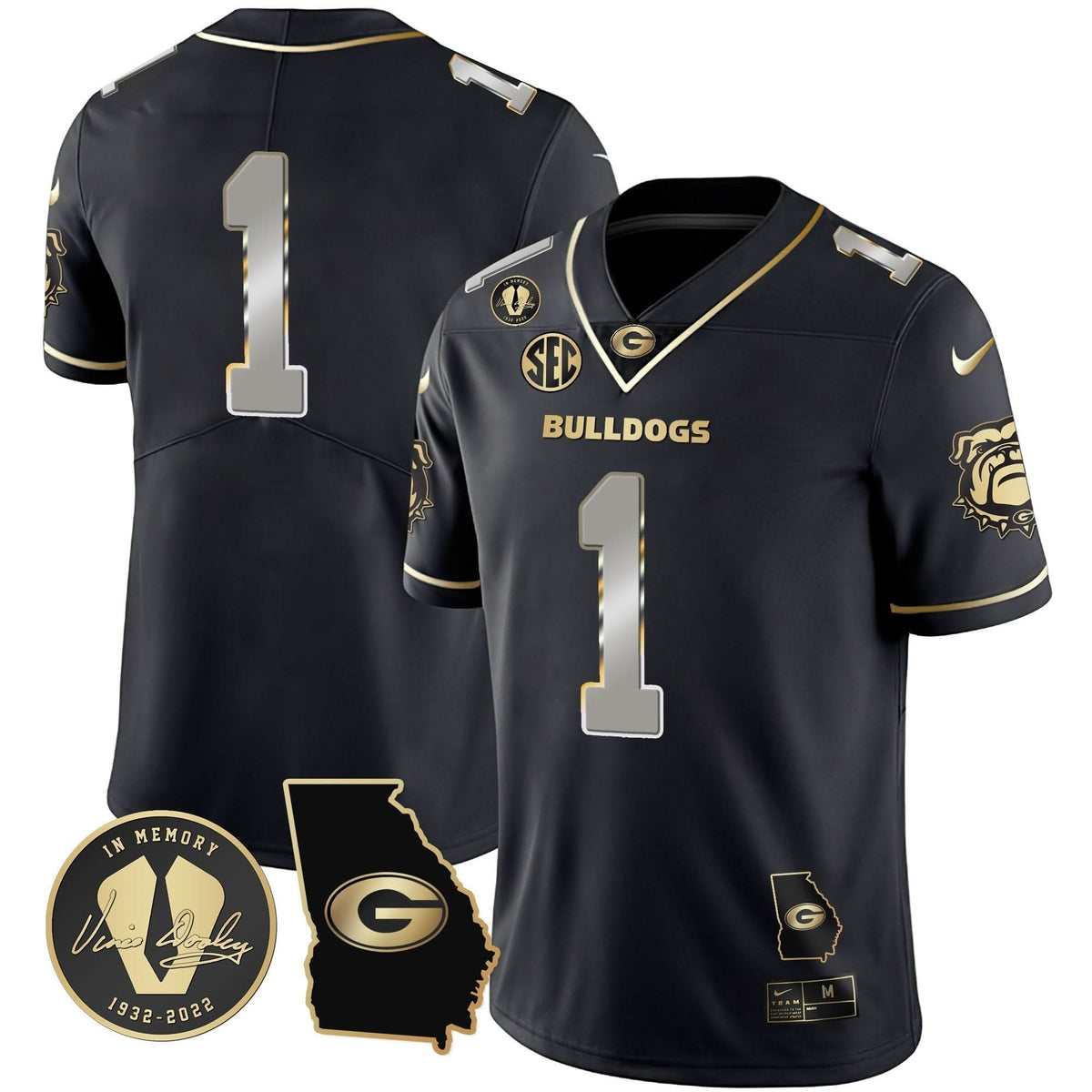 Green Bay Packers 2023 Vapor Jersey - Georgia Map