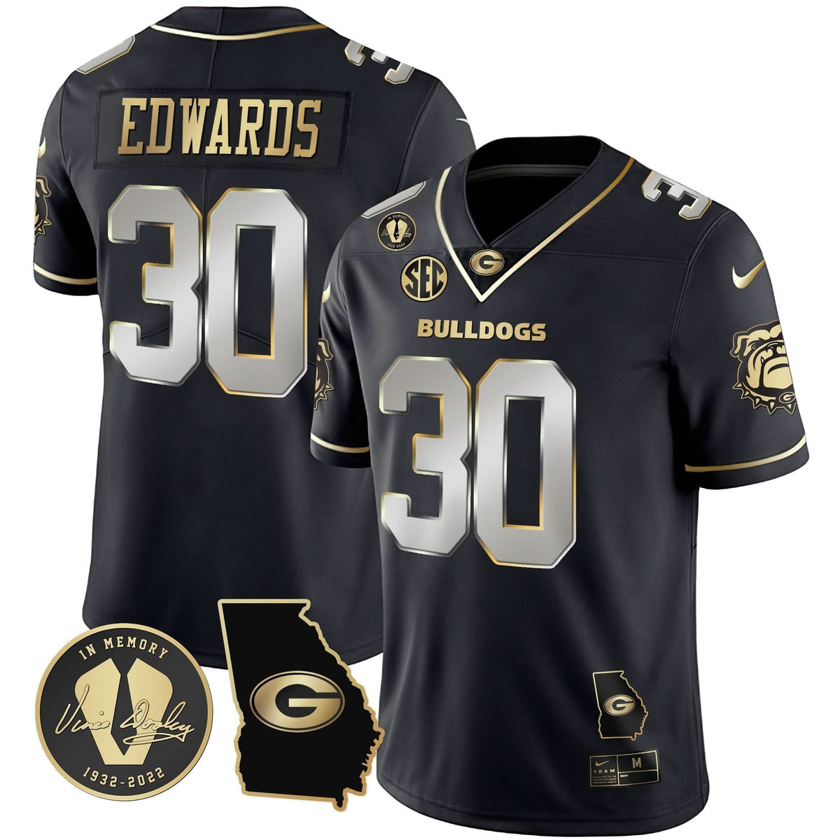 Green Bay Packers 2023 Vapor Jersey - Georgia Map