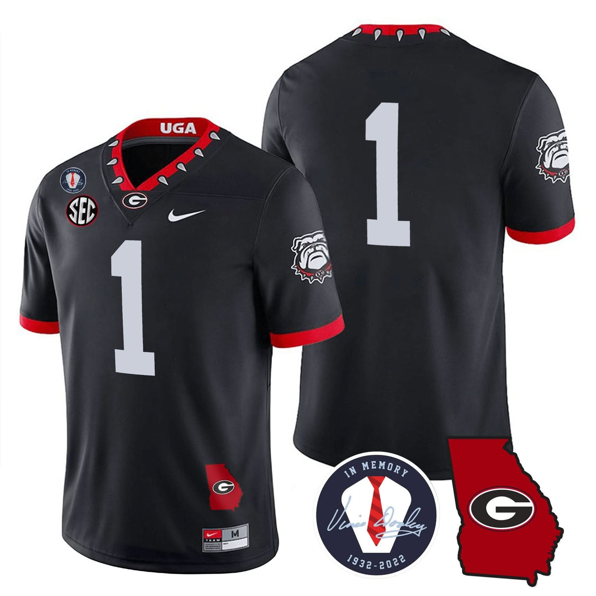 Green Bay Packers 2023 Vapor Jersey - Georgia Map