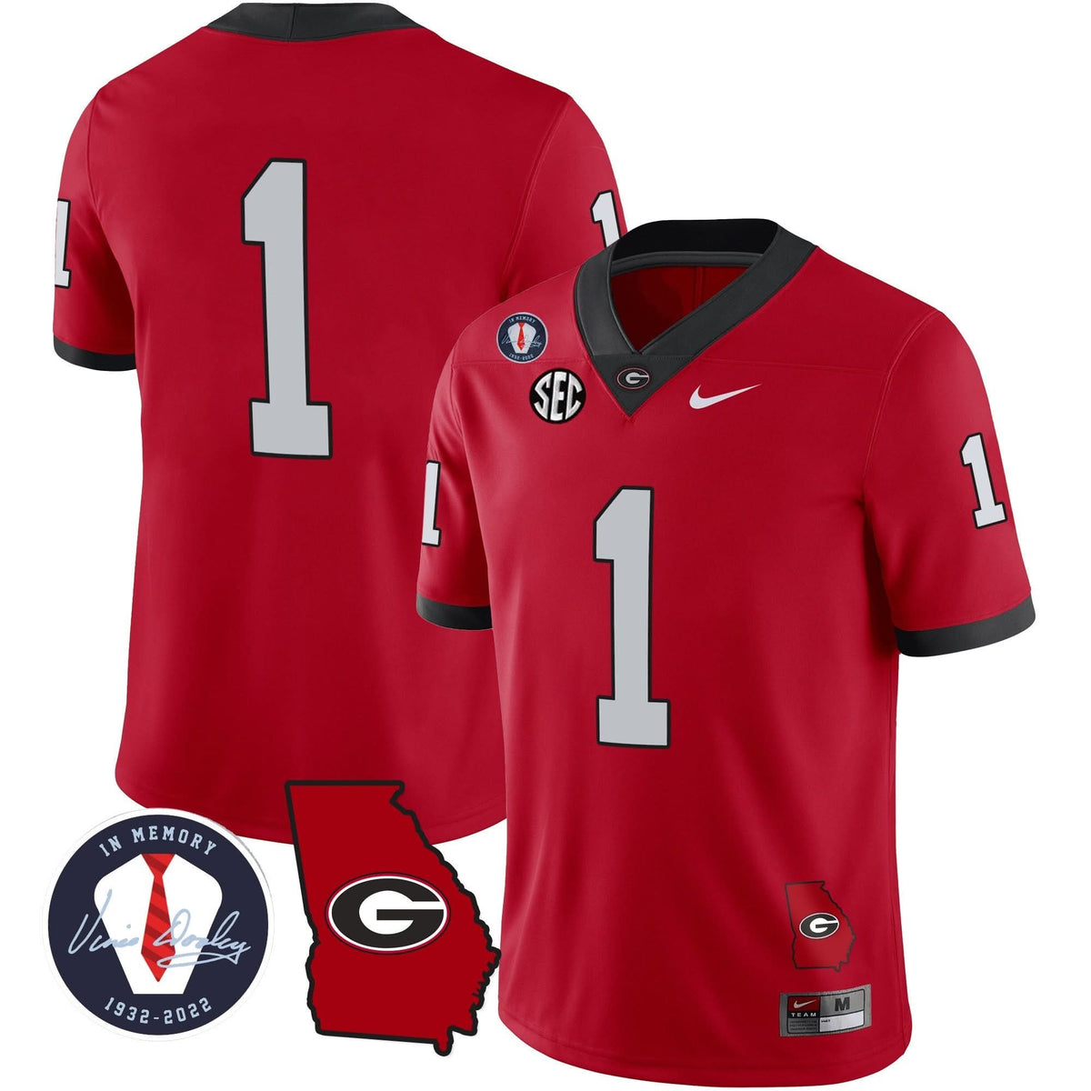 Green Bay Packers 2023 Vapor Jersey - Georgia Map