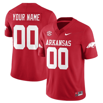 Arkansas Razorbacks Football 2023 Custom Jersey