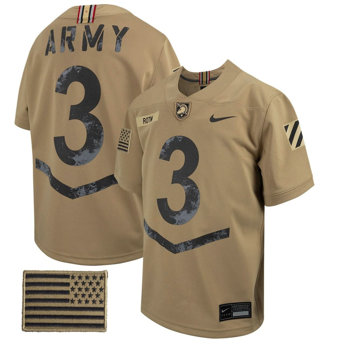 Army Black Knights Football 2023 Tan Jersey