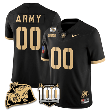 Army Black Knights 100th Anniversary Patch Vapor Custom Jersey