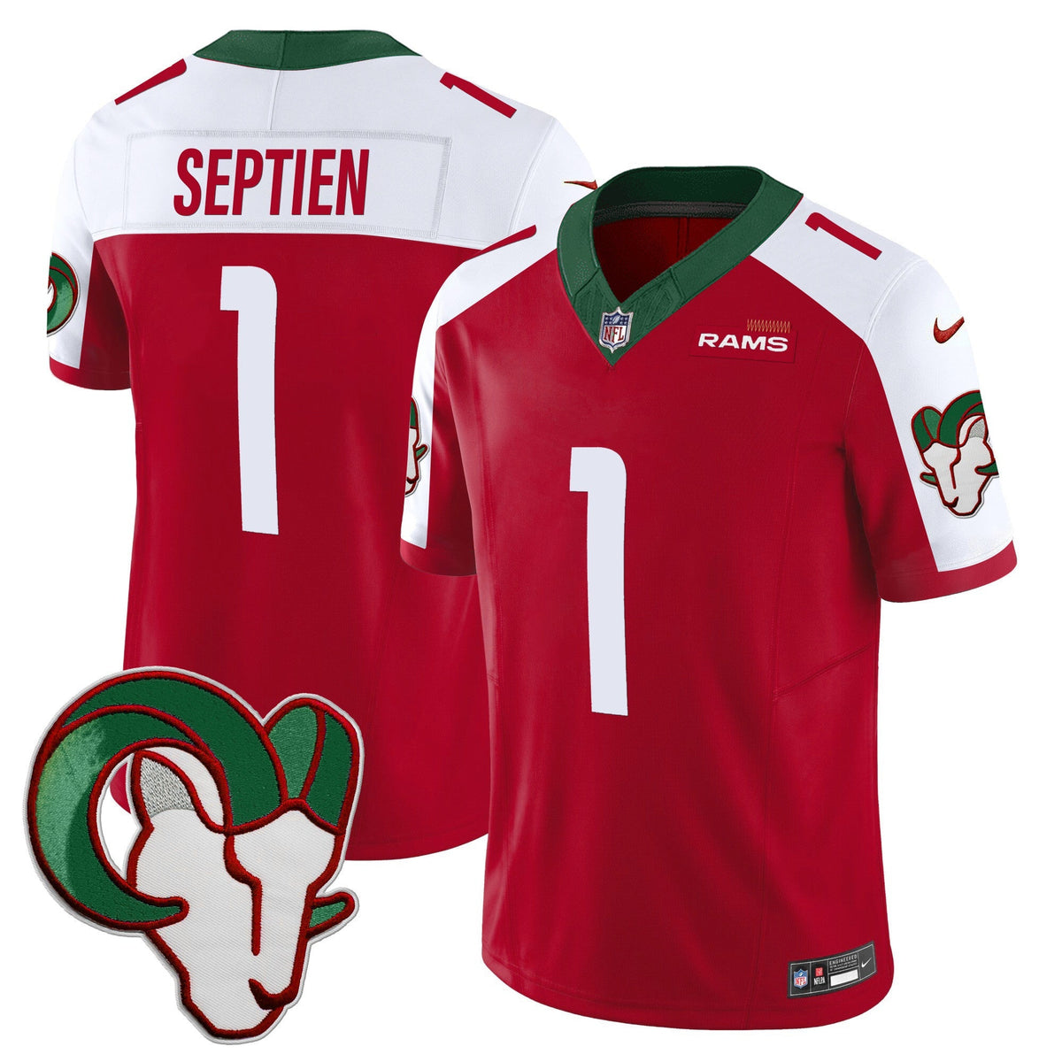 Los Angeles Rams Mexico Vapor Limited Jersey - Stitched-Cuztomshoes