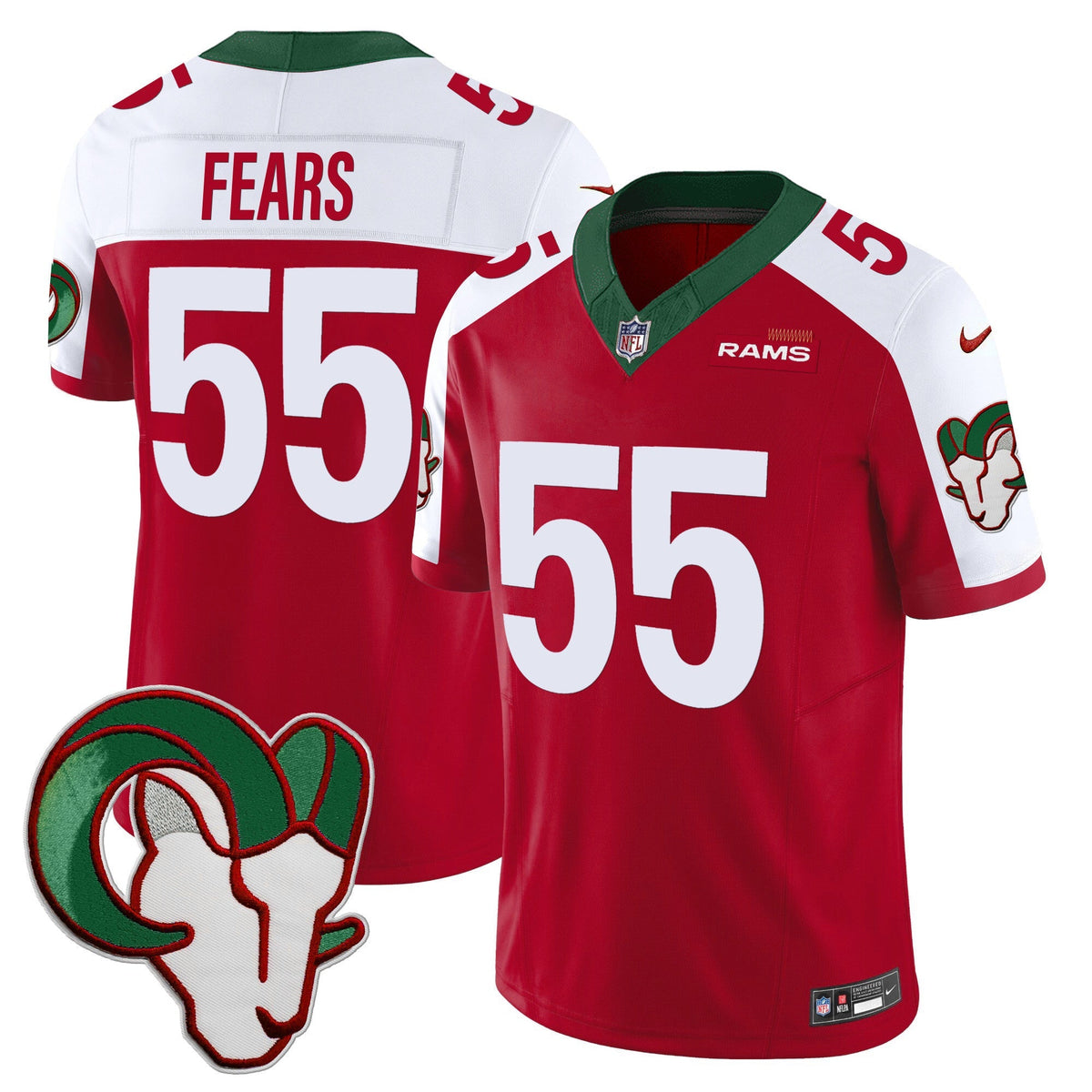 Los Angeles Rams Mexico Vapor Limited Jersey - Stitched-Cuztomshoes