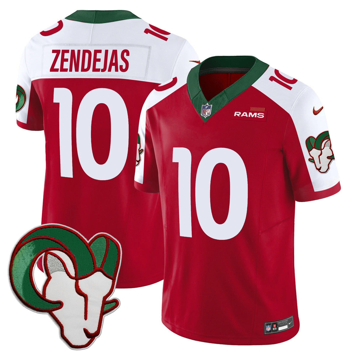Los Angeles Rams Mexico Vapor Limited Jersey - Stitched-Cuztomshoes