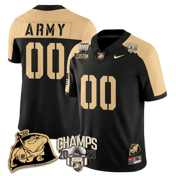 Army Black Knights 2023 CIC Trophy Champion Patch Custom Jersey