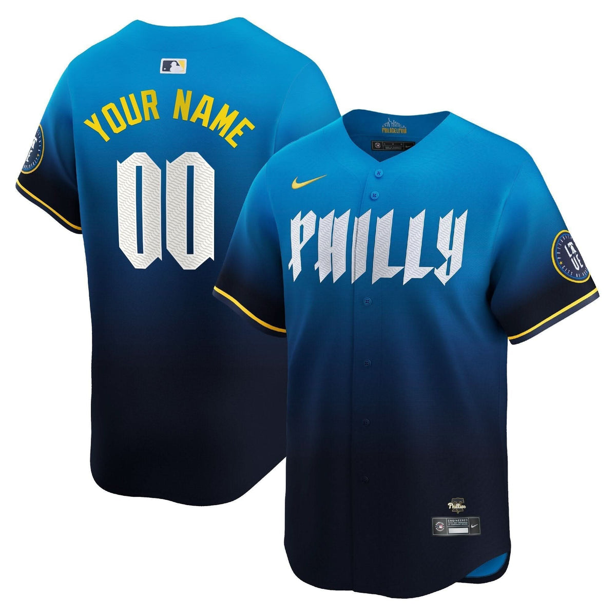 Philadelphia Phillies City Connect Custom Jersey - Stitched