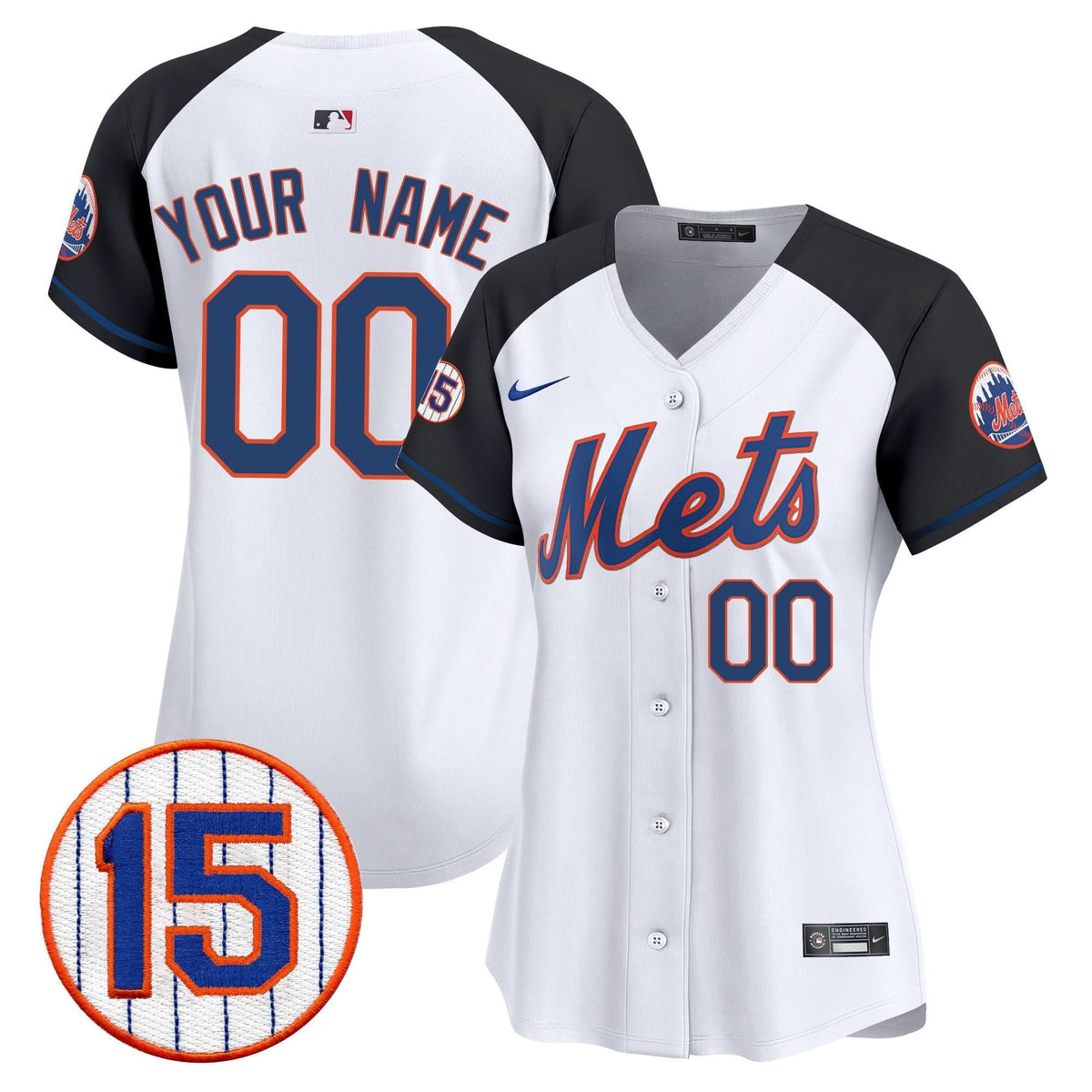 New York Mets Jerry Grote Patch Vapor Premier Limited Custom Jersey - Stitched