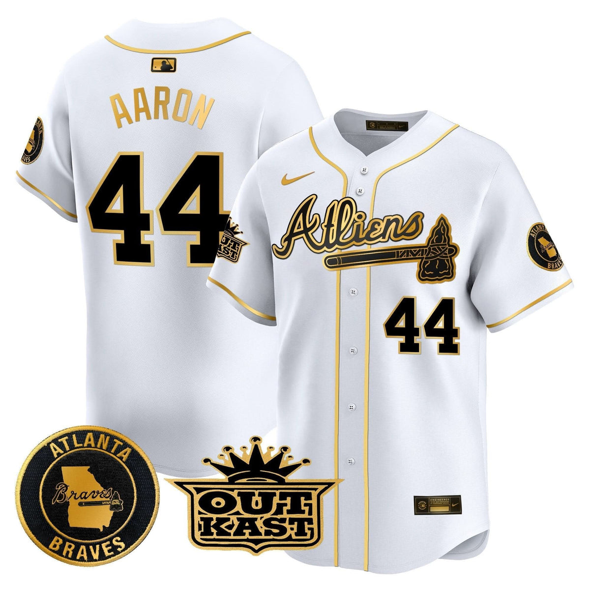Atlanta Braves Atliens Vapor Premier Limited Jersey - Stitched