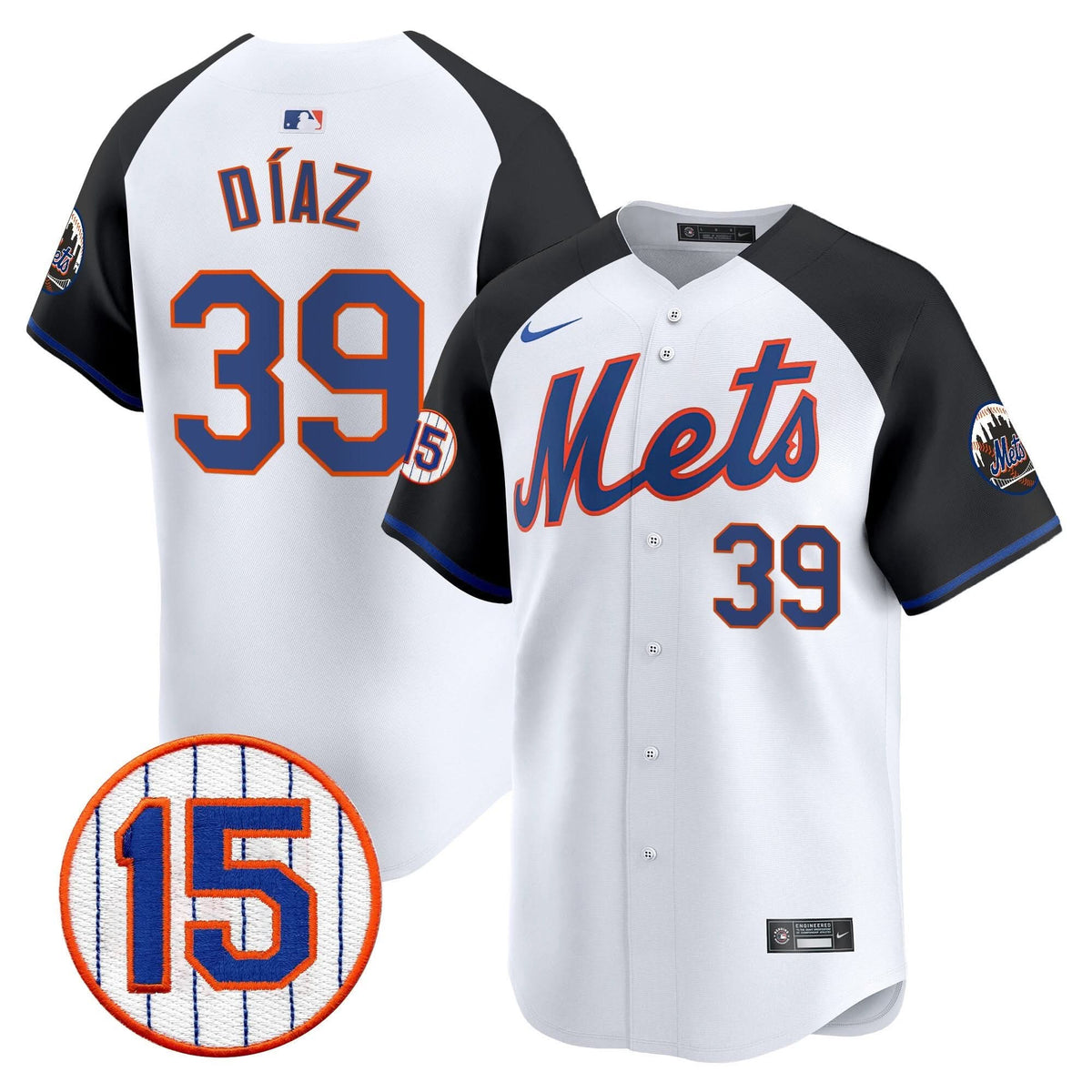 New York Mets Jerry Grote Patch Vapor Premier Limited Jersey - Stitched
