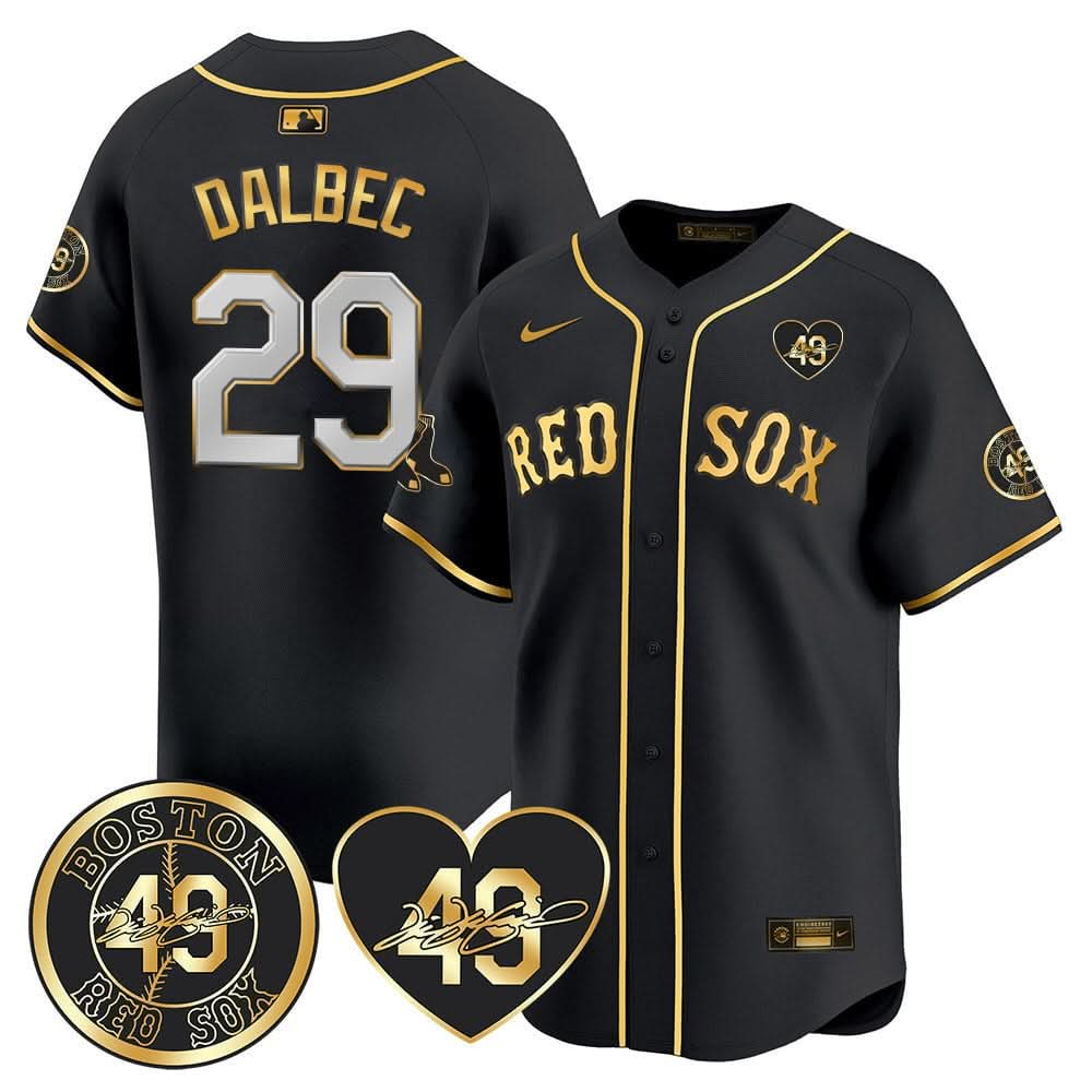 Boston Red Sox Tim Wakefield Memorial Patch Vaper Premier Limited Jersey - Stitched- Stitched