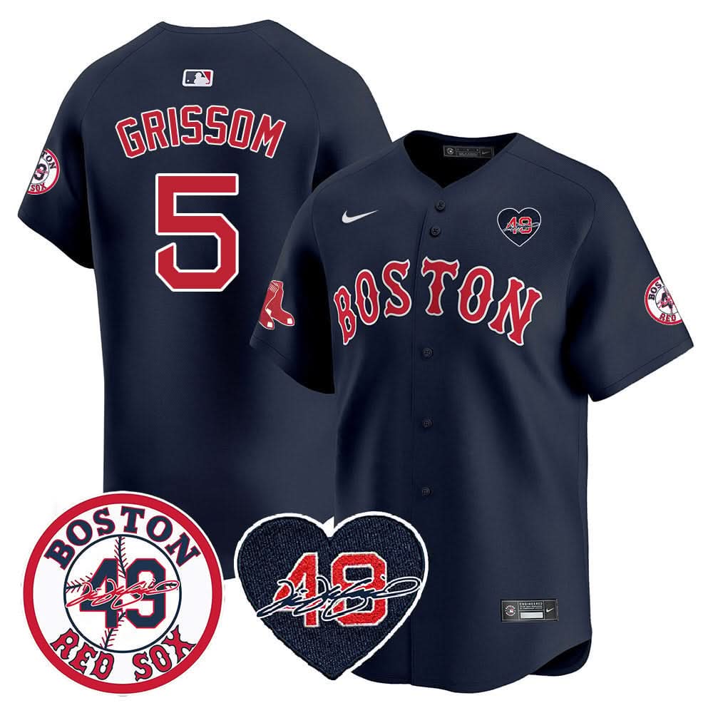 Boston Red Sox Tim Wakefield Memorial Patch Vaper Premier Limited Jersey - Stitched- Stitched