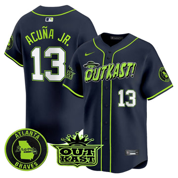 Atlanta Braves Atliens Vapor Premier Limited Jersey V3 - Stitched