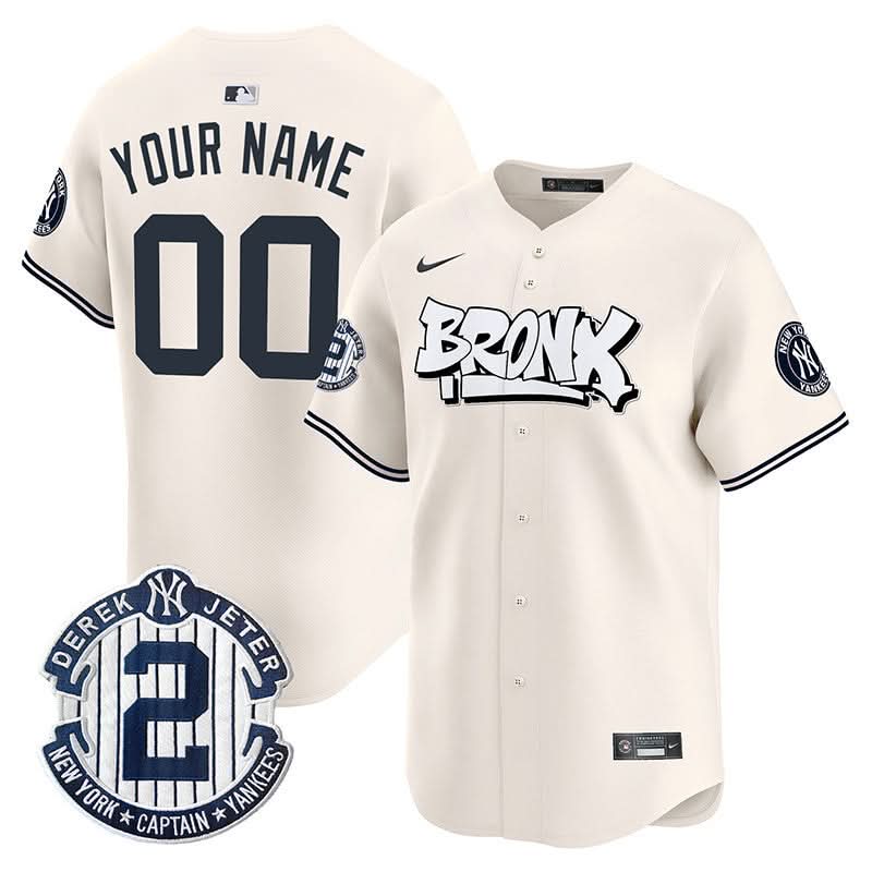 New York Yankees The Bronx Graffiti Vapor Premier Limited Custom Jersey V3 - Stitched