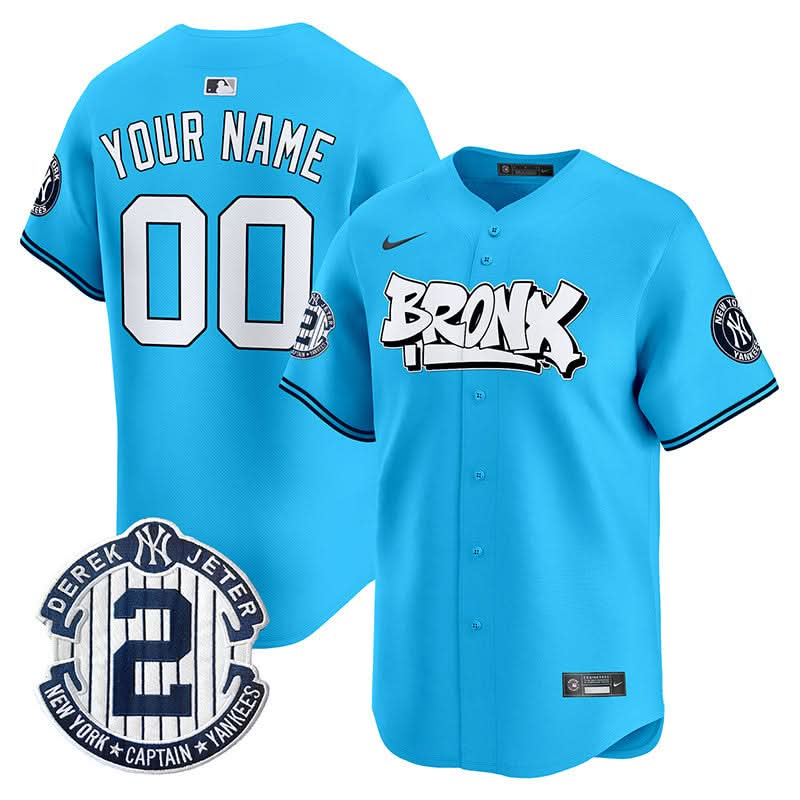 New York Yankees The Bronx Graffiti Vapor Premier Limited Custom Jersey V3 - Stitched