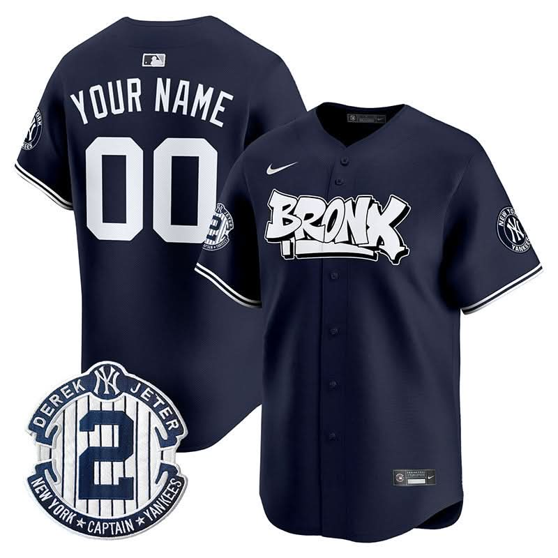 New York Yankees The Bronx Graffiti Vapor Premier Limited Custom Jersey V3 - Stitched