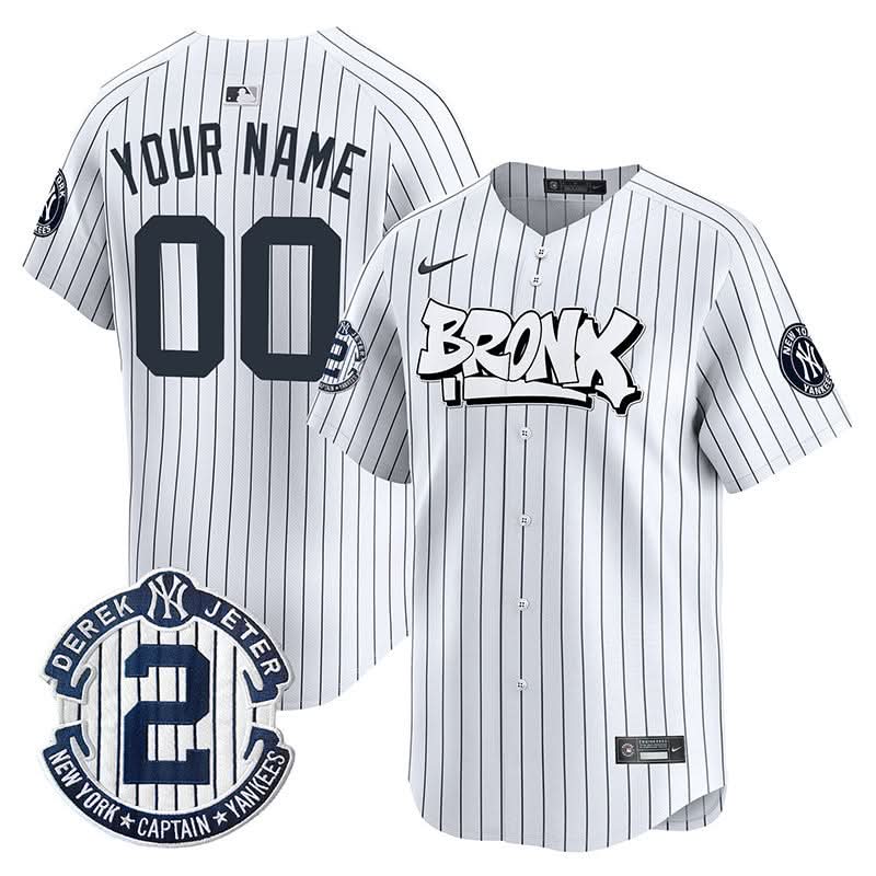 New York Yankees The Bronx Graffiti Vapor Premier Limited Custom Jersey V3 - Stitched