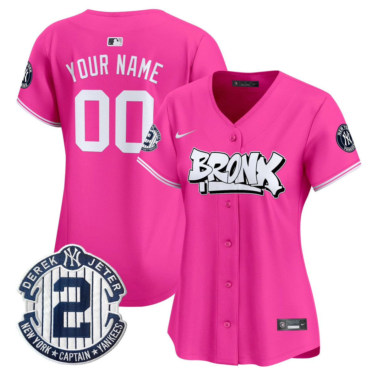 New York Yankees The Bronx Graffiti Vapor Premier Limited Custom Jersey V3 - Stitched