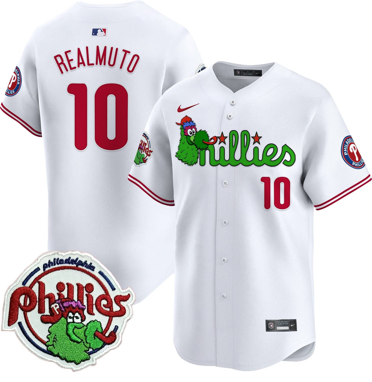 Philadelphia Phillies Phanatic Patch Vapor Premier Limited Jersey V3 - Stitched