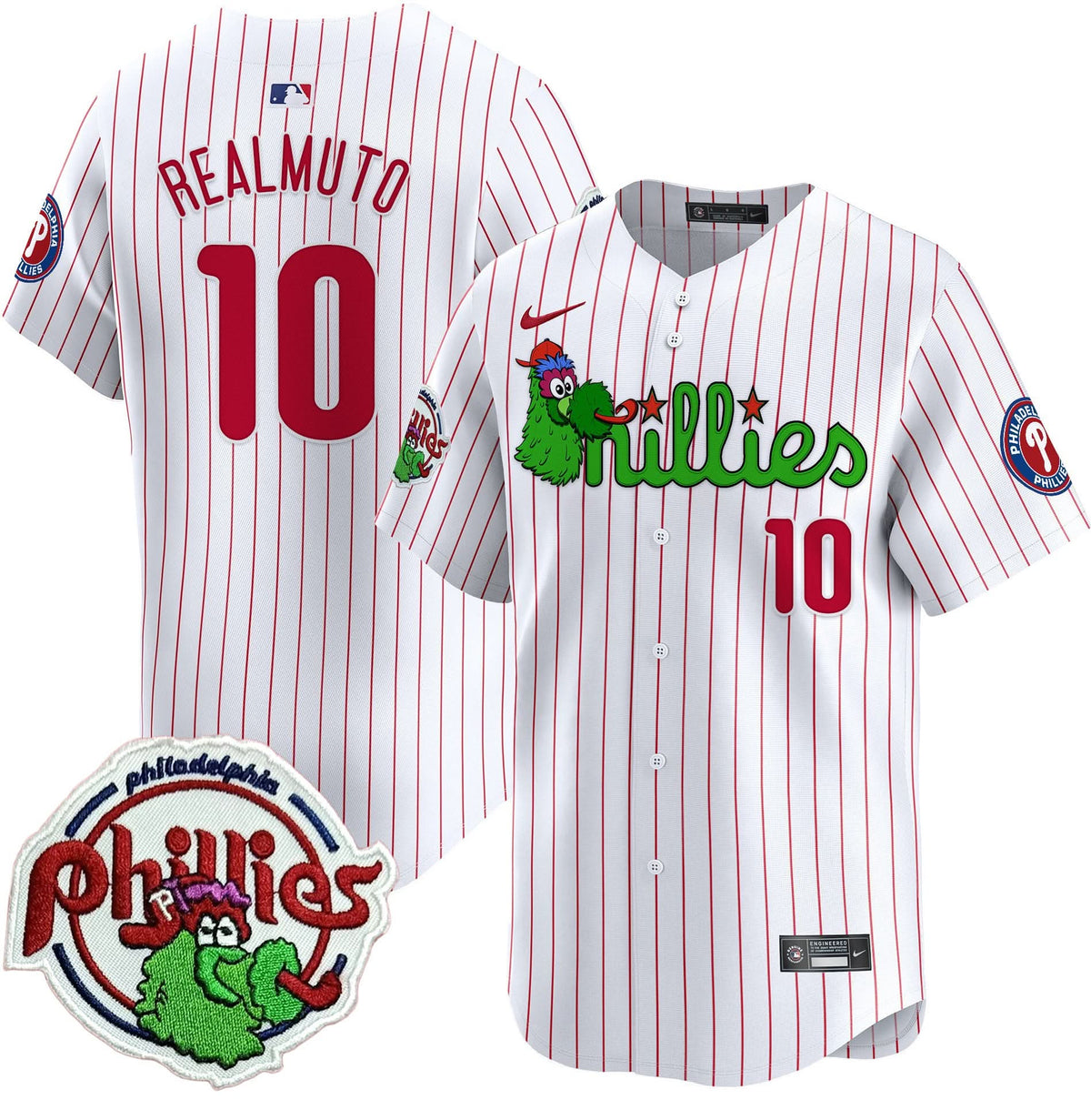 Philadelphia Phillies Phanatic Patch Vapor Premier Limited Jersey V3 - Stitched