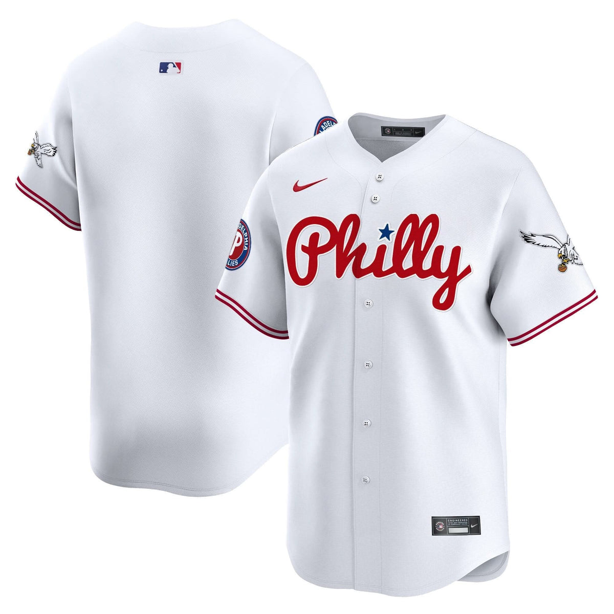 Philadelphia Phillies & PHI Vapor Premier Limited Jersey - Stitched