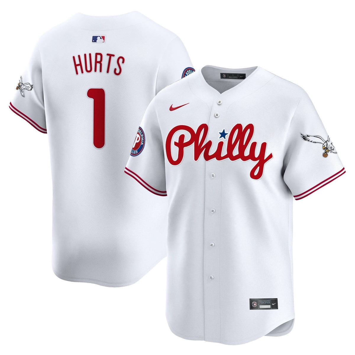 Philadelphia Phillies & PHI Vapor Premier Limited Jersey - Stitched