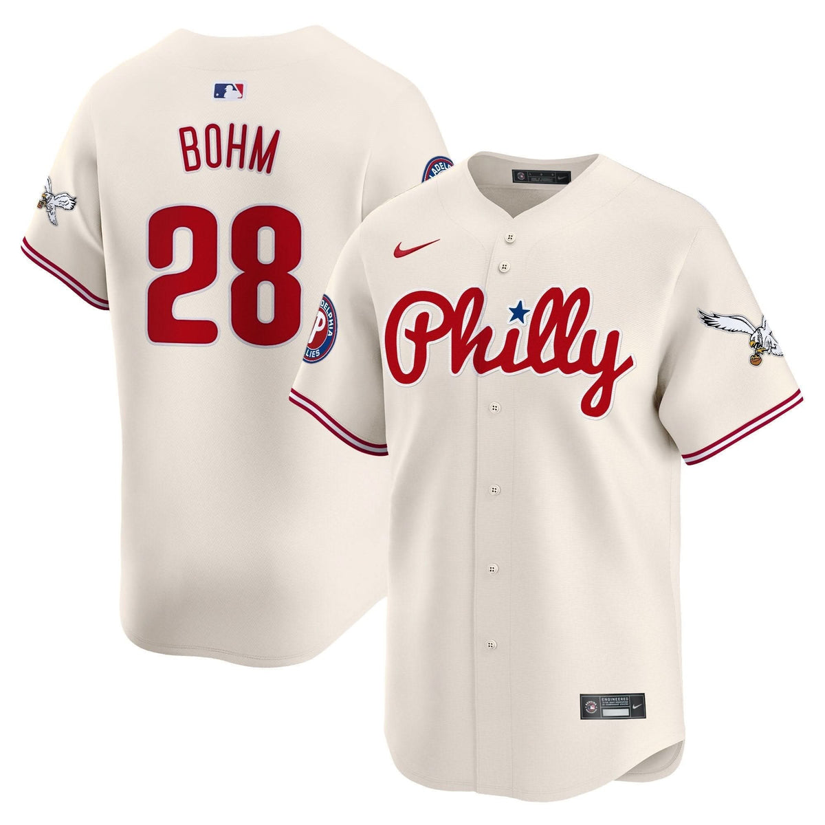 Philadelphia Phillies & PHI Vapor Premier Limited Jersey - Stitched