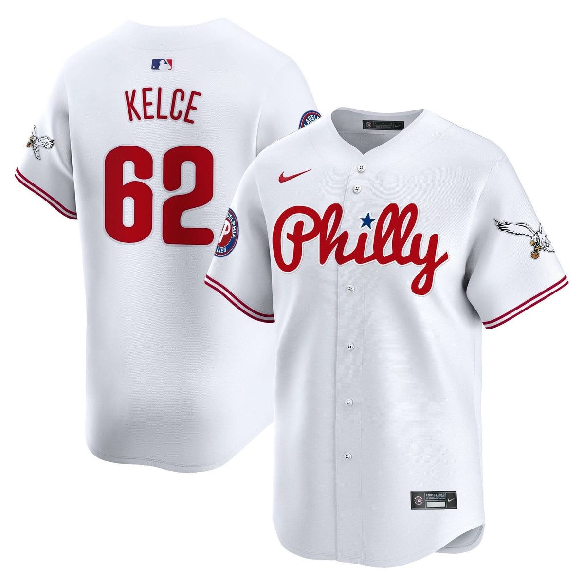 Philadelphia Phillies & PHI Vapor Premier Limited Jersey - Stitched
