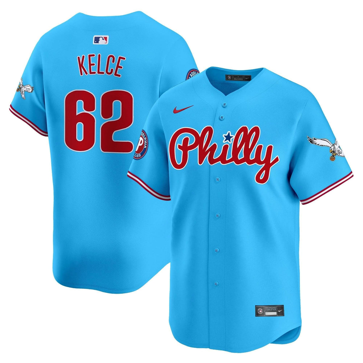Philadelphia Phillies & PHI Vapor Premier Limited Jersey - Stitched