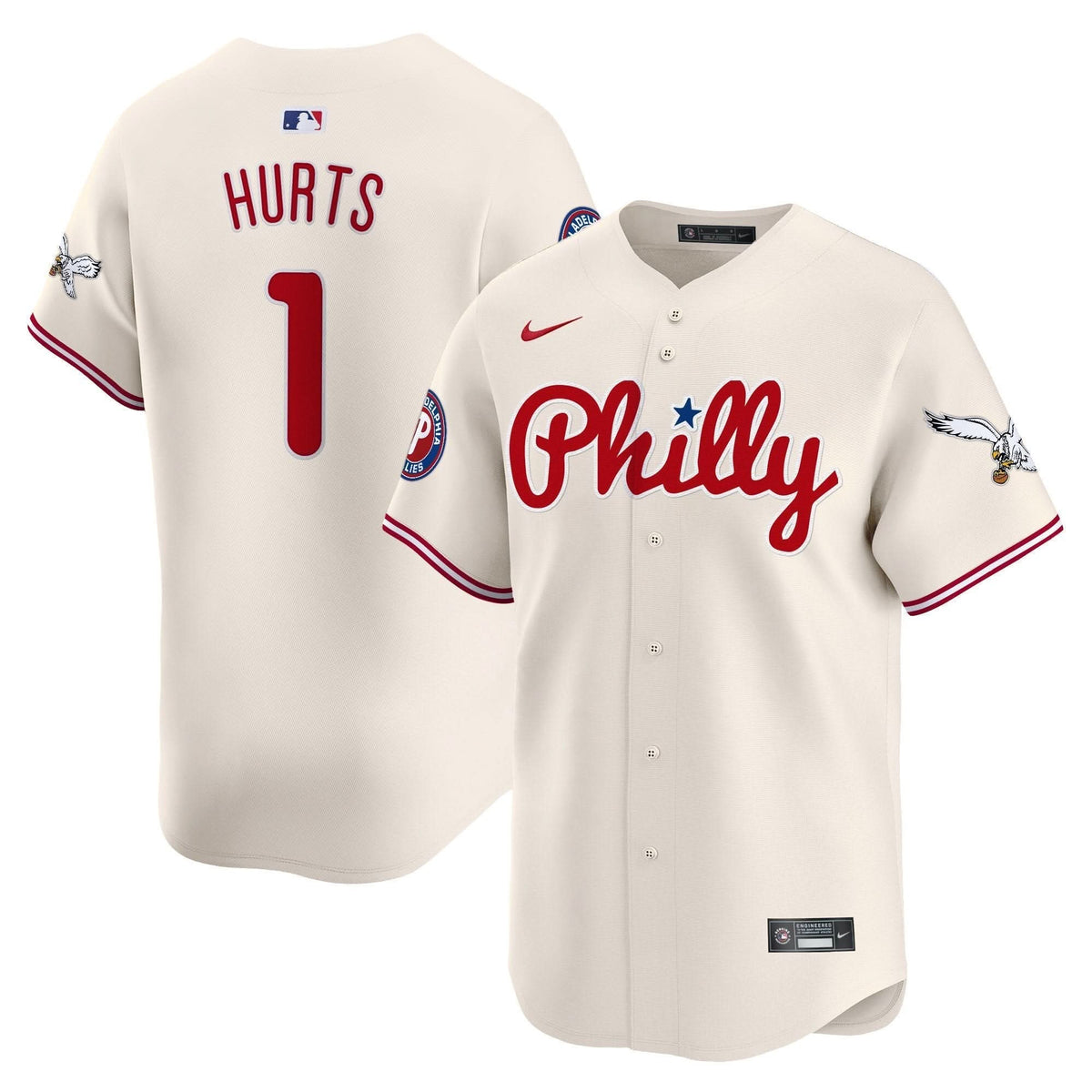 Philadelphia Phillies & PHI Vapor Premier Limited Jersey - Stitched