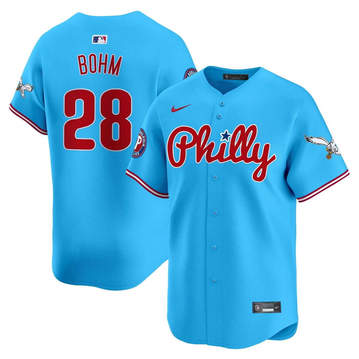 Philadelphia Phillies & PHI Vapor Premier Limited Jersey - Stitched