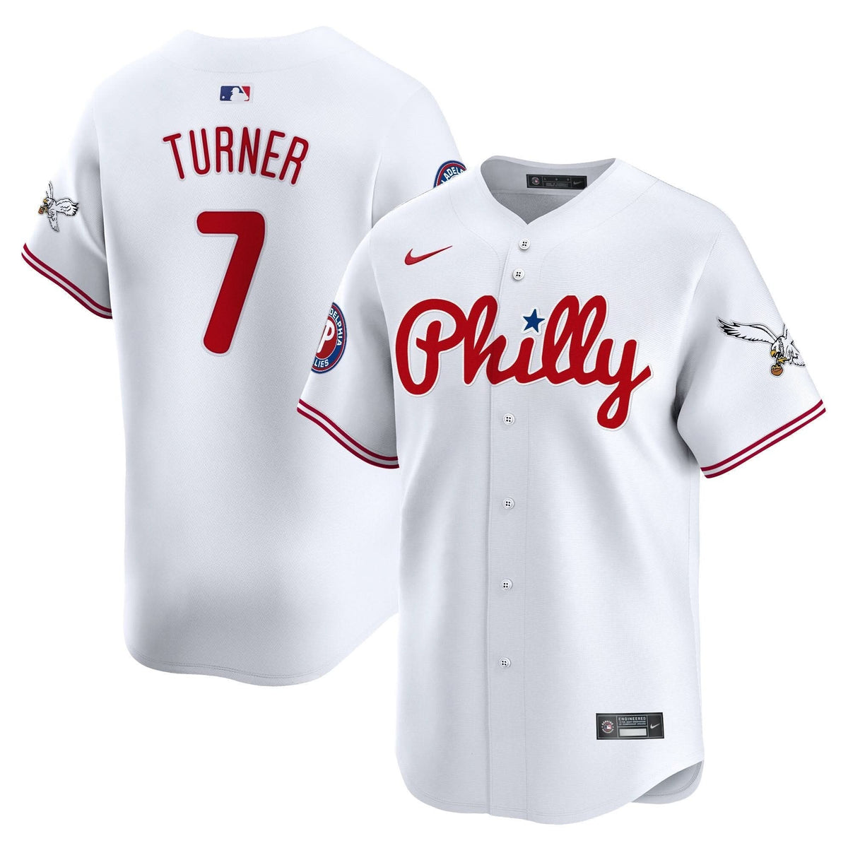 Philadelphia Phillies & PHI Vapor Premier Limited Jersey - Stitched