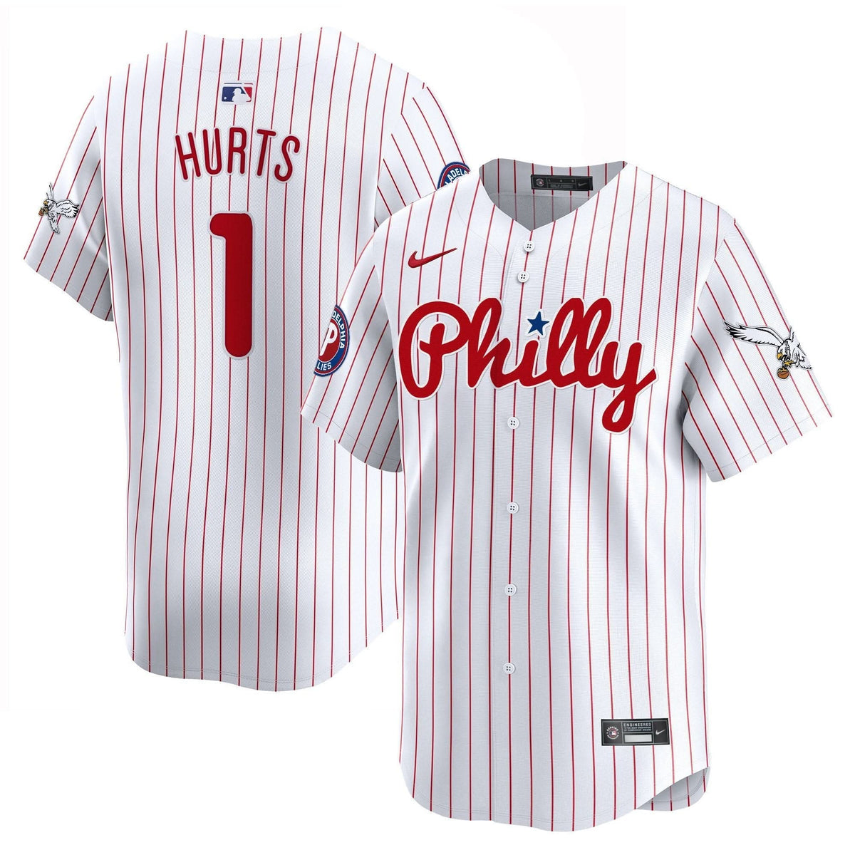 Philadelphia Phillies & PHI Vapor Premier Limited Jersey - Stitched