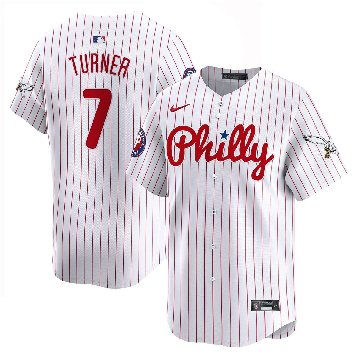 Philadelphia Phillies & PHI Vapor Premier Limited Jersey - Stitched