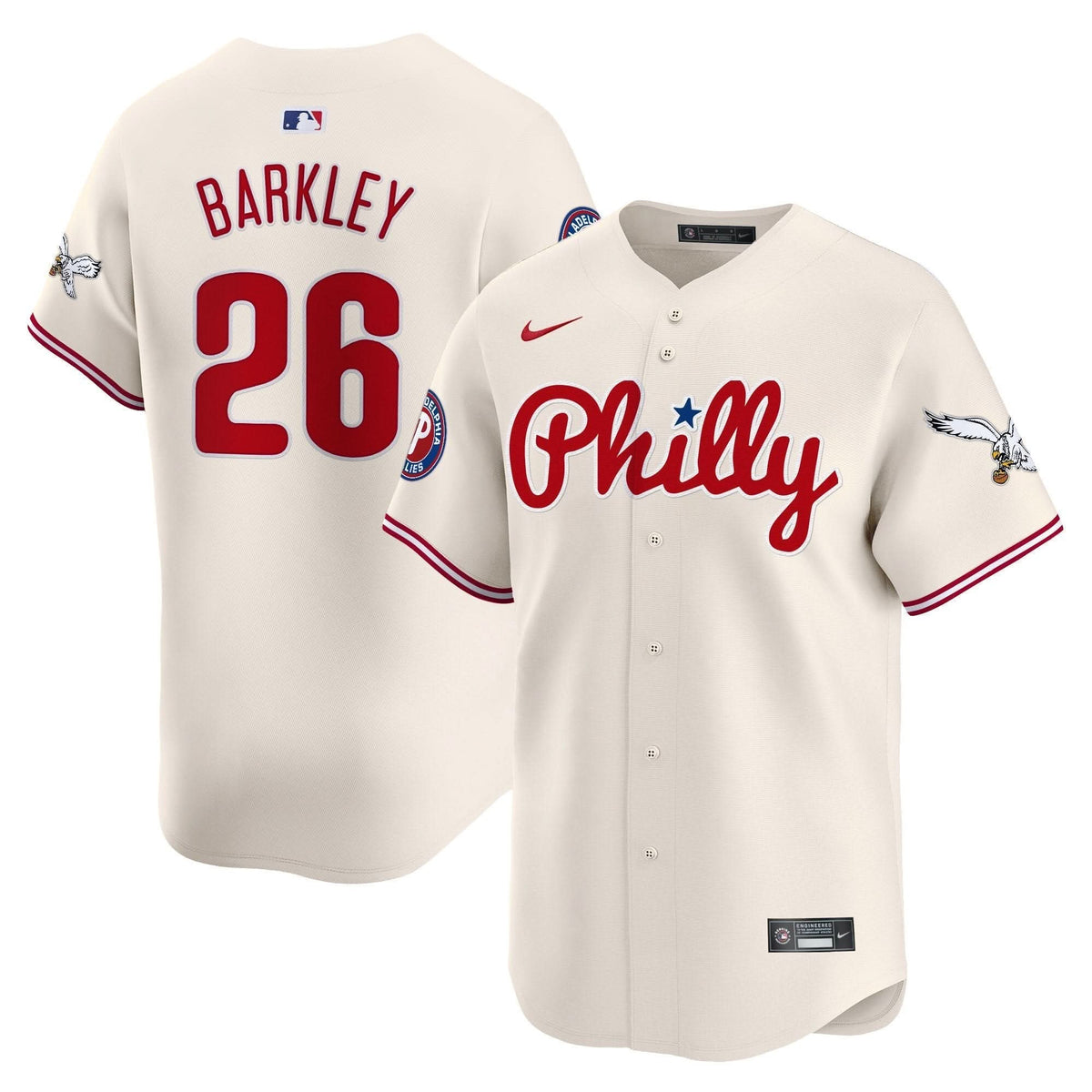 Philadelphia Phillies & PHI Vapor Premier Limited Jersey - Stitched